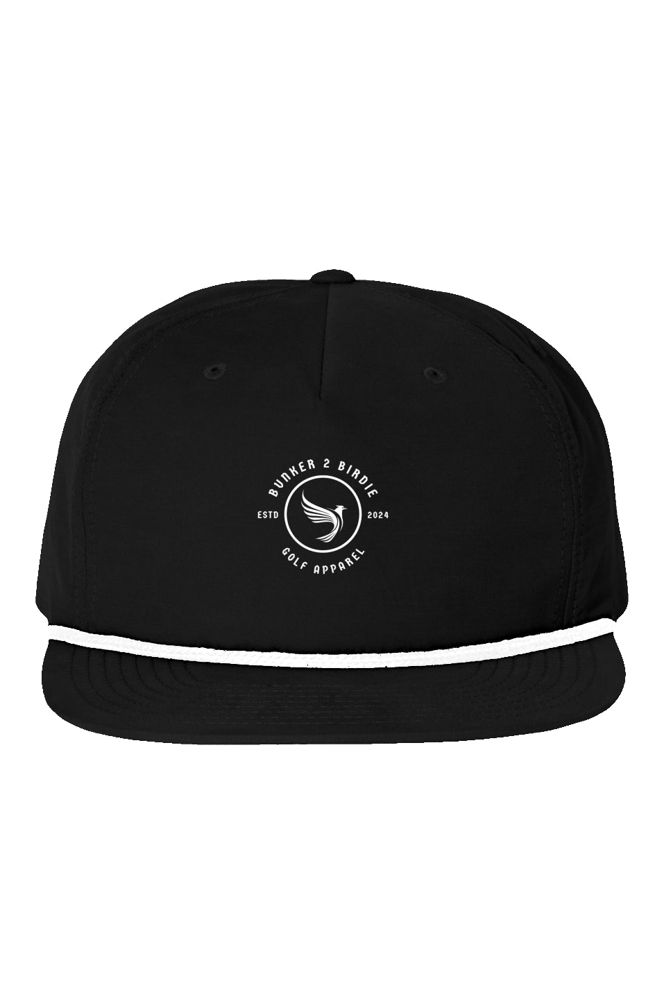 Bunker 2 Birdie Golf 5 Panel Rope Hat