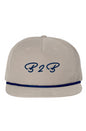 Bunker 2 Birdie Golf 5 Panel Rope Hat