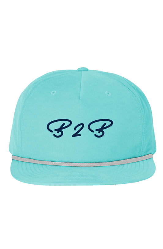 Bunker 2 Birdie Golf 5 Panel Rope Hat