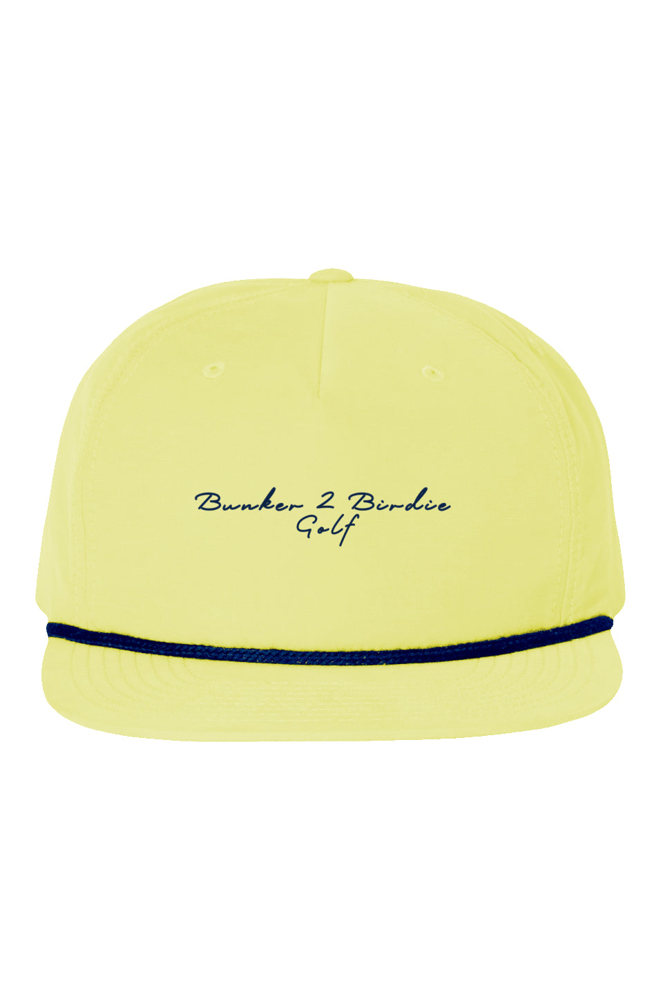 Bunker 2 Birdie Golf 5 Panel Rope Hat